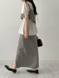 [SS] Bocashi Unbalanced Layered Bustier