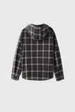 Bear Wrinkle Check Hood Shirt