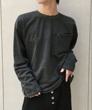 Zed Pigment Stripe Long Sleeve