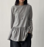 Frill Loose Fit T-shirt