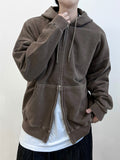 Unisex Pigment 2-Way Hood Zip-Up