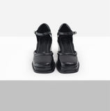 Belle Flat Mary Jane Platform Sole Heel