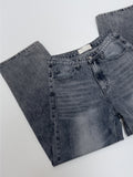 Stone cat brush wide denim pants