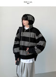 Devil Cable Hood Knit