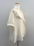 Pomelo Tie Short Sleeve Blouse