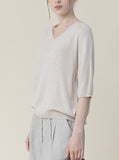 [Premium] Whole Garment Live-On V-Neck Knitwear