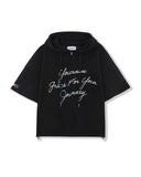 Airy Half Hood Zip Up