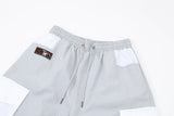 Patch Nylon Curved Pants