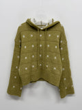 Snow Loose Fit Hooded Knit