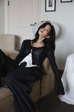 Buttery Frill See-Through Cardigan