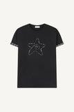 Check Star Applique T-shirt