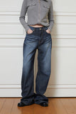 washing a-line denim