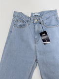 601 High waist straight fit denim pants