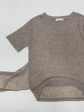 Mono Wrap See-through Short Sleeve T-shirt