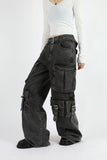 Fuse pocket black denim