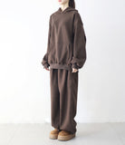 (Unisex) Diction Embroidered Balloon Brushed Sweatpants