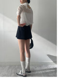 Puff Organza Half Blouse