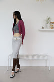 Eyelet one-piece skirt