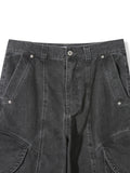 Rounding Dyeing Cargo Pants