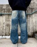 Frang washed denim pants