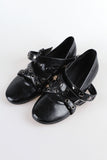 Punching stud strap shoes