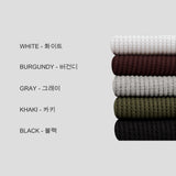 Moz Henley Neck Waffle Ringer Tee