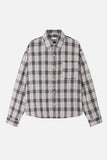 Lucent pigment over check shirt
