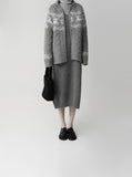 Nordic Knit Zip-up Jacket
