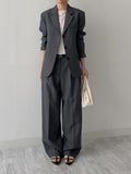 Ber Linen Two Tuck Wide Slacks