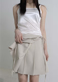 MINIMAL SATIN SLEEVELESS