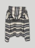Multi Stripe String Hood