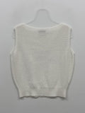 Nana See-through Round Neck Vest