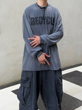 Vintage Washed Recycle Long Sleeve