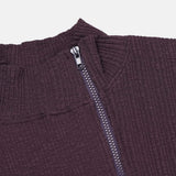Kanz Side Muscle Fit Ribbed Zip-Up
