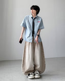 Cobble Washing Balloon Denim