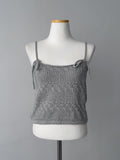 Garlic Punched Knit Bustier