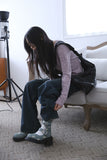 Touch stud denim