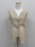 Mocha Strap Sleeveless Blouse