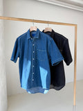 Farrell denim short sleeve shirt