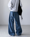 Oboe Pintuck Wide Denim