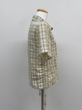 Tartan Check Shirring Short Sleeve Shirt