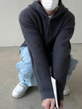 Moel Knit Hood Cardigan