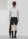 LACE BIKER PANTS