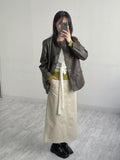 Olsen Cotton H-Line Long Skirt