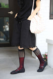 Petite lace knee socks