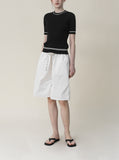 [Premium] Smith Color Matching Short Sleeve Knit