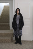 Check layered skirt