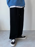 Pleat Wide Sweat Pants