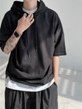 Drop-down Half Hood T-Shirt