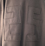 (Unisex) Diction Embroidered Brushed Over Hood